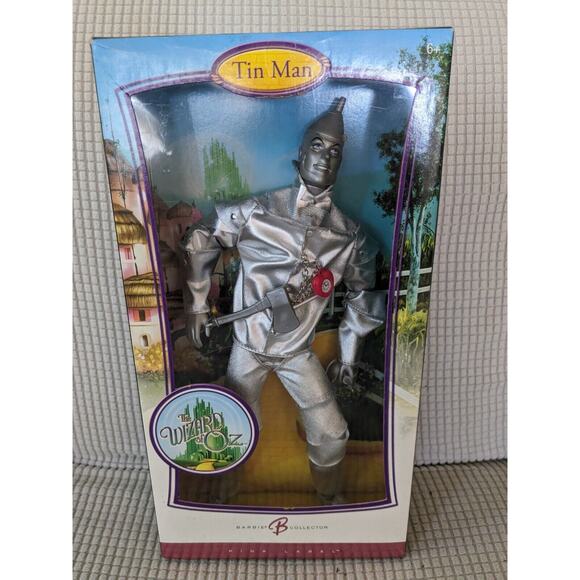 Wizard of Oz Dorthey Toto Barbie Tin Man Ken 2006 Pink Label Mattel Lot of 2 NIB - Picture 3 of 7
